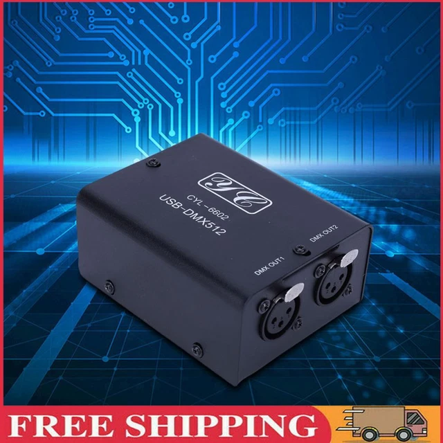 512-Channel DMX-Stage Lighting Module USB Cable DMX512 Stage Lighting Controller