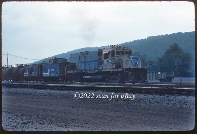 Lehigh & Hudson River / Conrail ALCO C420 Allentown Original Kodachrome Slide