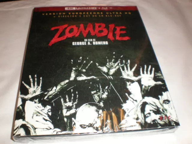 zombie - 1978 - blu-ray 4K ULTRA HD + blu-ray (neuf sous blister)