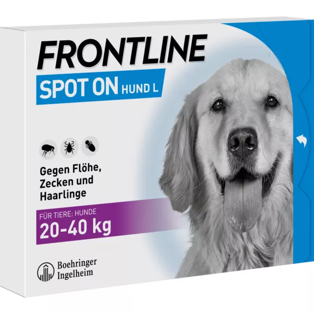 FRONTLINE Spot on Hund L 20-40 kg Pipetten, 3 St. Ampullen 662899 3