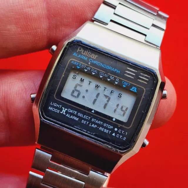 Pulsar alarm chronograph on sale