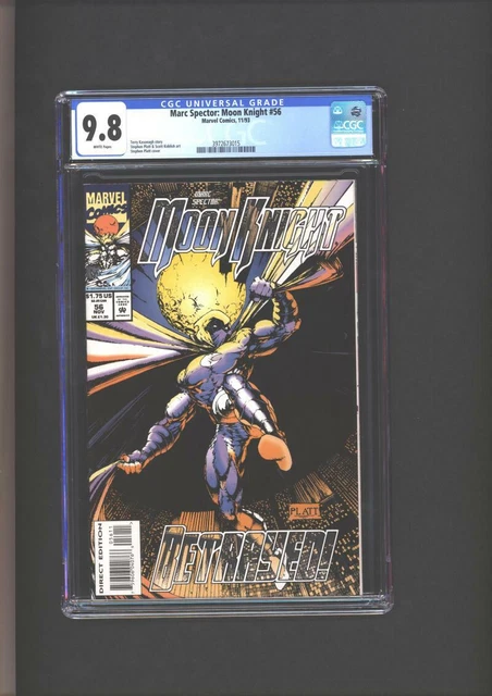 Marc Spector: Moon Knight #56 CGC 9.8 Stephen Platt Cover 1993