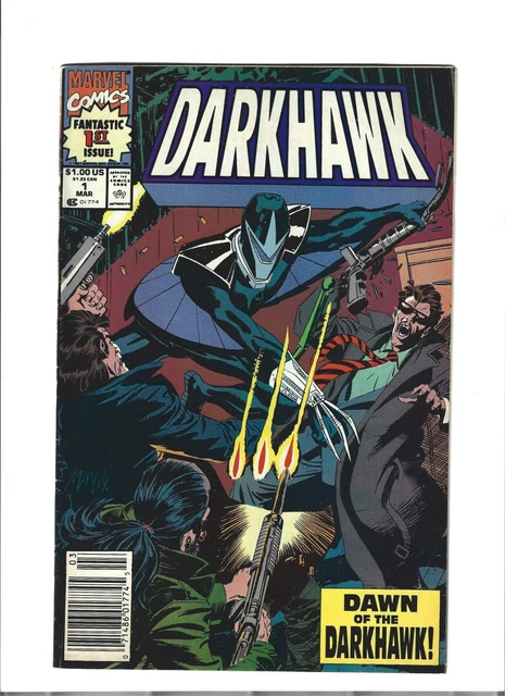 Darkhawk #1 Marvel 1st Appearance & Origin Darkhawk Chris Powell Newsstand 1991