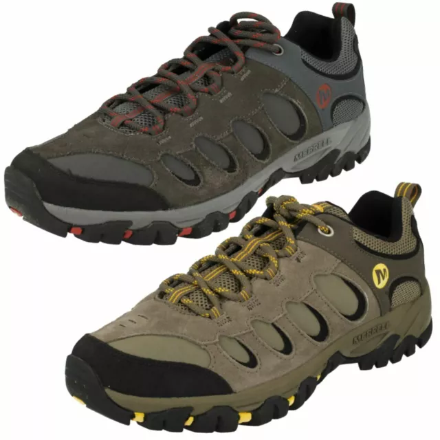 Hombre Merrell Ridgepass Bolt Casual con Cordones SPORTS Zapatillas Montaña Size