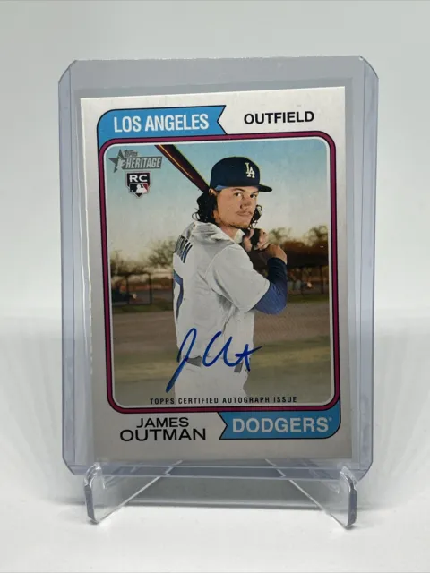 2023 Topps Heritage High Number - Real One Autographs #ROA-JON James Outman (AU,