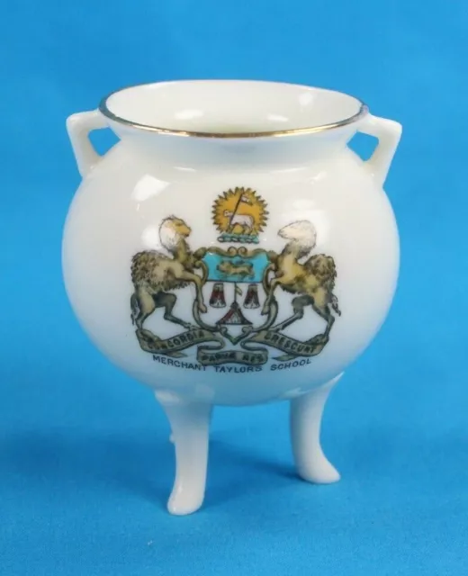 English Porcelain Crested Souvenir - "Merchant Taylors School" - Goss China