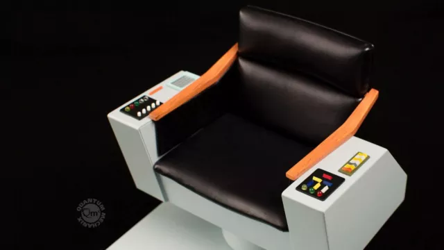 QMx STAR TREK Kirk CAPTAIN'S CHAIR Stuhl Sessel Kommandostuhl 1:6 TOS Enterprise