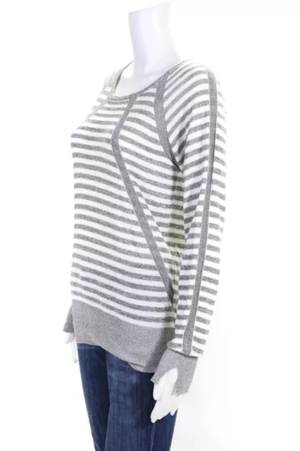 Marc By Marc Jacobs Womens Scoop Neck Striped Long Sleeve Sweater Multi Size S 2