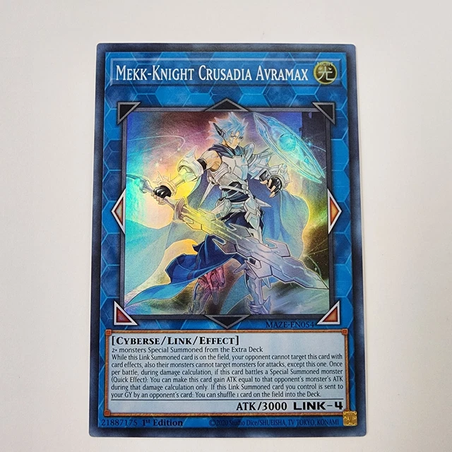 Avramax MEKK-KNIGHT CRUSADIA AVRAMAX - MAZE-EN054 - NM/VLP - Super Rare - 1st ...