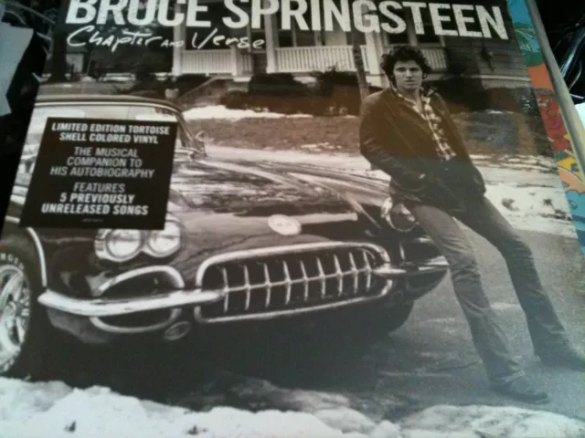 vinyle 33T BRUCE SPRINGSTEEN  chapter and verse edition couleur tortoise shell n