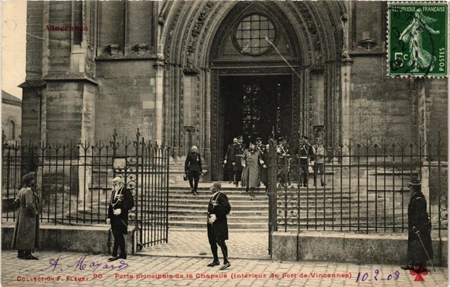 CPA AK VINCENNES Main Door of the Chapel Fort de VINCENNES (672168)