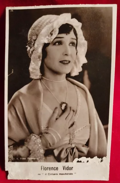 Cartoline  Attrice Florence Vidor  Il Corsaro Mascherato