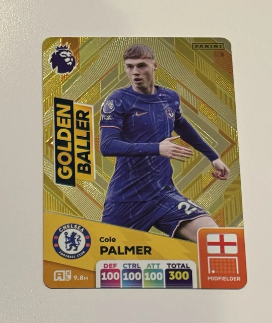 PANINI ADRENALYN XL Premier League 2024/2025 Cole Palmer Golden Baller