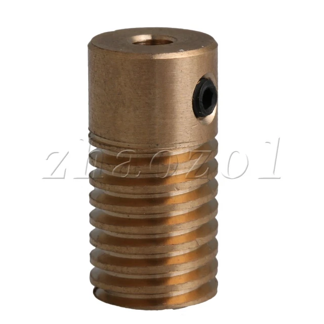 Brass Gear Shaft Yellow 20x9.8x3.17mm Fit for Power Transmission