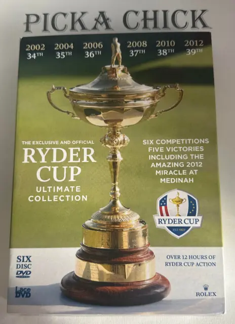 Ryder Cup Ultimate Collection 6disc DVD Boxset