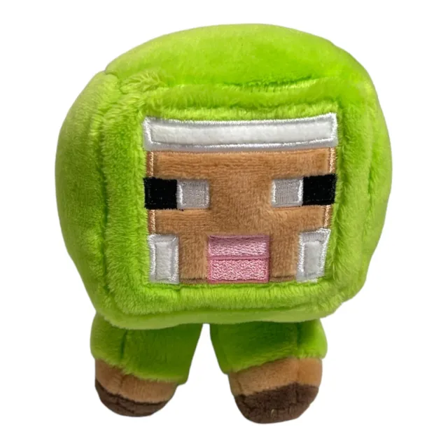 Minecraft Green Sheep Stuffed Plush 6" Mojang Jinx 2018