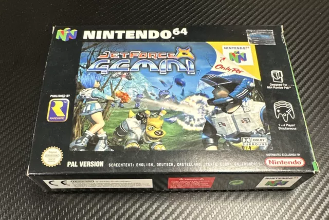 JET FORCE GEMINI Nintendo 64 N64 Spiel / OVP / PAL  | Zustand sehr gut | !!!