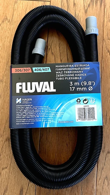 Fluval Ribbed Hosing Genuine Part 304 305 306 307 404 405 406 407 A20015 New ~