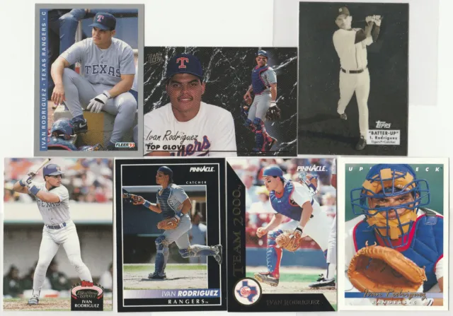 Ivan Rodriguez Assorted 13 Card Lot Early Years NM/MT to MINT & FREE Shipping