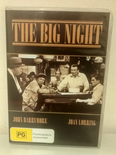 The Big Night John Barrymore Movie DVD Film Free Postage