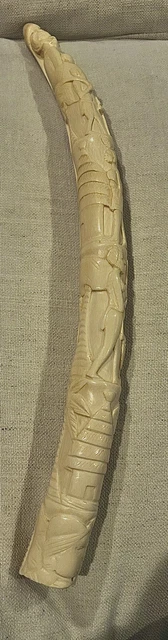 faux elephant tusk 