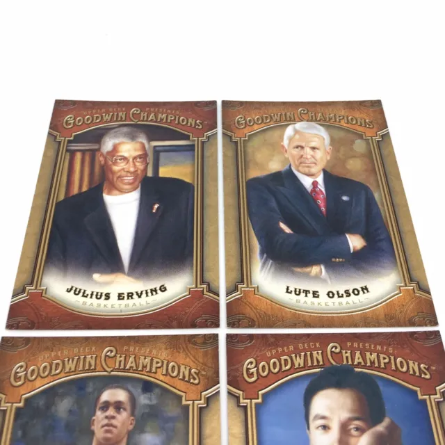 Oberdeck Goodwin Champions Kartenpaket Lot NBA Basketball Julius Erving 76ers 2