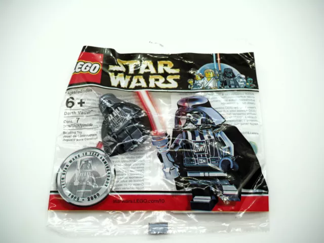 LEGO STAR WARS DARTH VADER CHROME BLACK - 4547551 - ULTRA RARE - 2009 10th ANNI.