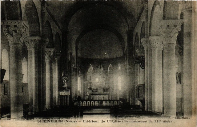 CPA AK St-REVERIEN-Intérieur de L'Église (420976)