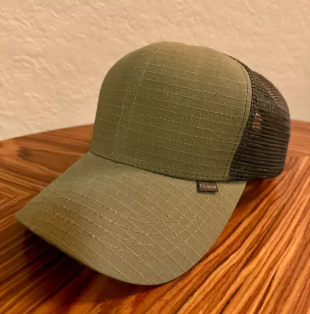 Filson Mesh Snap Back Trucker Hat Adjustable Cap Green MiUSA