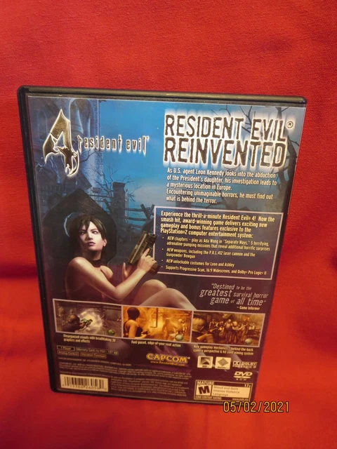 Jeu Resident Evil 4 PlayStation 2 - Version PAL 2005, Comme Neuf, Classification 18 Ans