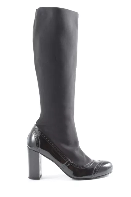 MADE IN ITALY Botas de tacón alto Mujeres Talla EU 39 negro look casual