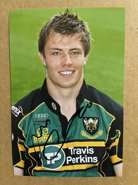 James Cannon / Northampton. Saints Rugby Signed 6x4 Photo