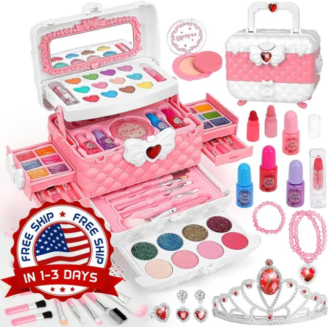 Juguetes Maquillaje Para Niños Niñas Cosméticas Play Makeup Set For Little Girls