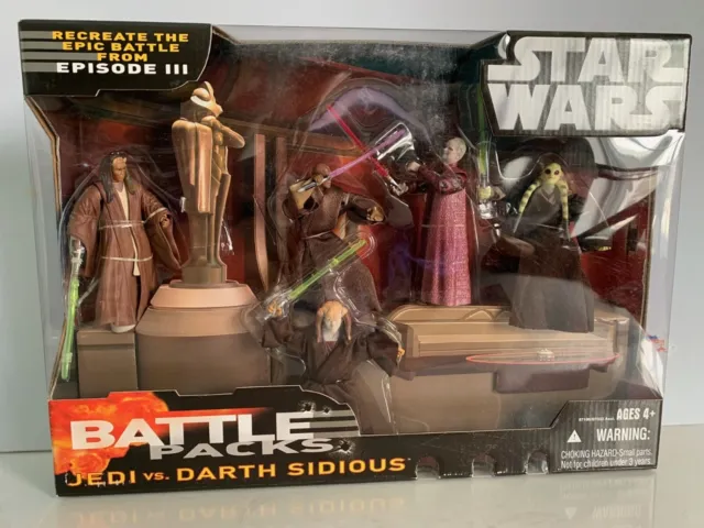 Star Wars 30th anniversary Battle Packs Jedi vs Darth Sidious ROTS