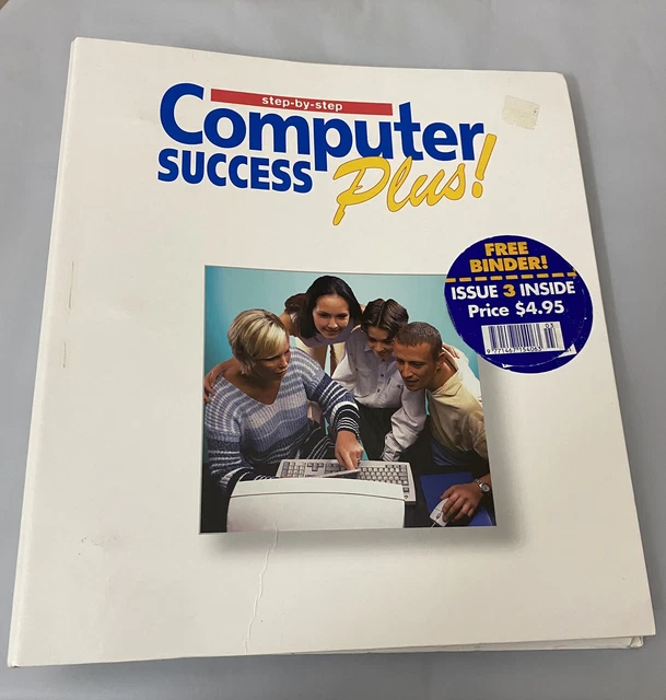 VINTAGE COLLECTABLE 1980’S Step By Step Computer Success Plus Binder ...