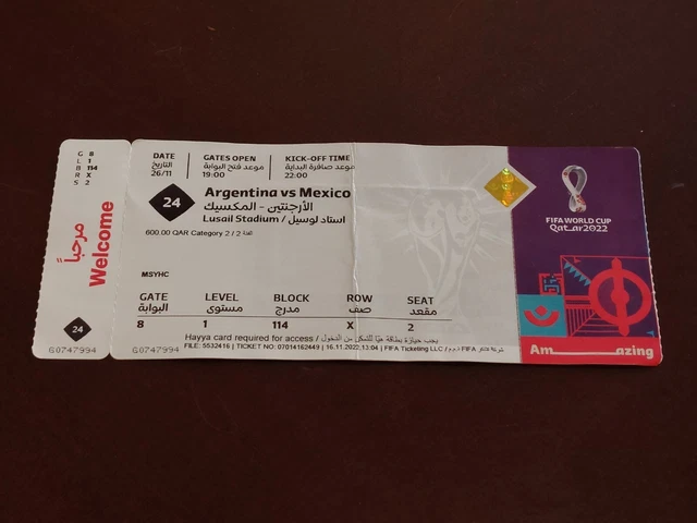 TOP TICKET FIFA World Cup 2022 Qatar #49 Netherlands vs USA Niederlande EUR 29,99 - DE