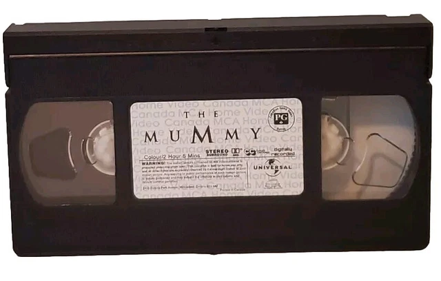 THE MUMMY (1999) VHS Movie Starring Brendan Fraser and Rachel Weisz PG ...