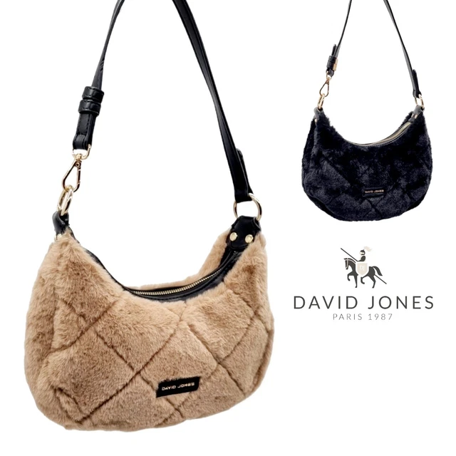 Borsa A Mano Bugatti David Jones - Tote Shopper In PU Pelle Beige, Tracolla Regolabile