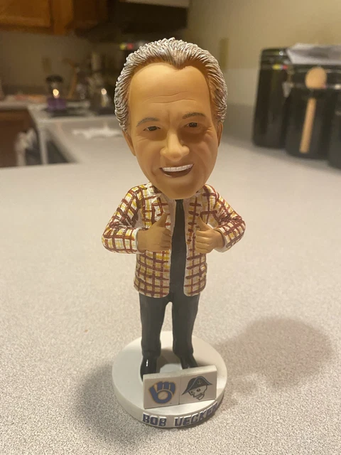 RARE  autographed Bob Uecker  Milwaukee Admirals  Brewer Bobblehead