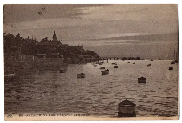 CPA 33 - ARCACHON (Gironde) - 158. Côte d'Argent - Crépuscule