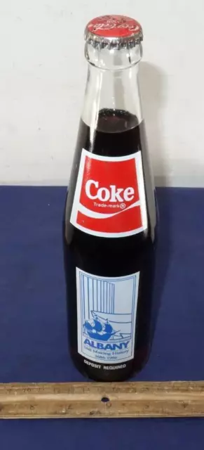 10 OZ COCA COLA COMMEMORATIVE BOTTLE - 1985 INGLES 100TH STORE OPENING