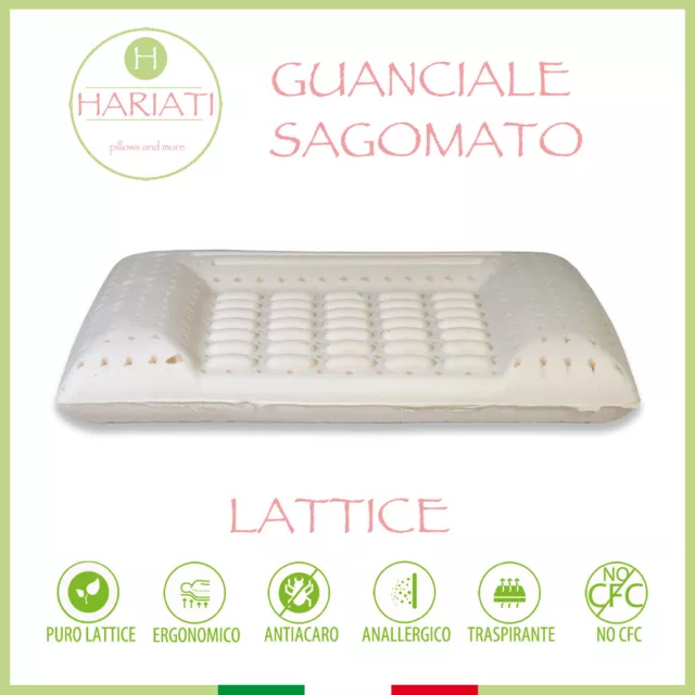 Guanciale Cervicale Sagomato Per Bambini In Puro Lattice 100% - Extra Morbido