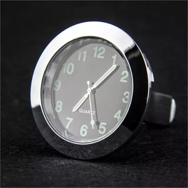 Reloj analógico de bolsillo pequeño mini de cuarzo luminoso reloj adhesivo para coche barco bicicleta
