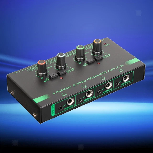 Mixeur Stéréo 4 Entrées / 1 Sortie TOPINCN - Contrôle De Volume, Préampli Pour Casque, PC, Ordinateur Portable
