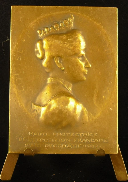 Medaille Art Decoratif 1930 Le Petit Journal Bronze