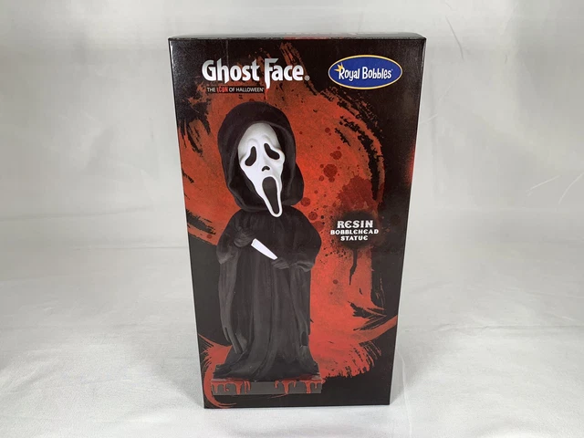 Spirit Halloween Royal Bobbles Exclusive Ghost Face Bobble Head RESIN