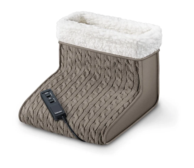 BEURER FWM 45 Fußwärmer mit Massage Teddy Futter Temperaturregelung 15W