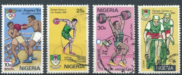 Olympic Games, Los Angeles - Nigeria 1984 - F H & MNH - SG 476/9