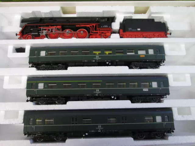 Piko 5/0750/000 01 And Coaches Schnellzug Train Pack Dr Livery Ho Gauge Boxed