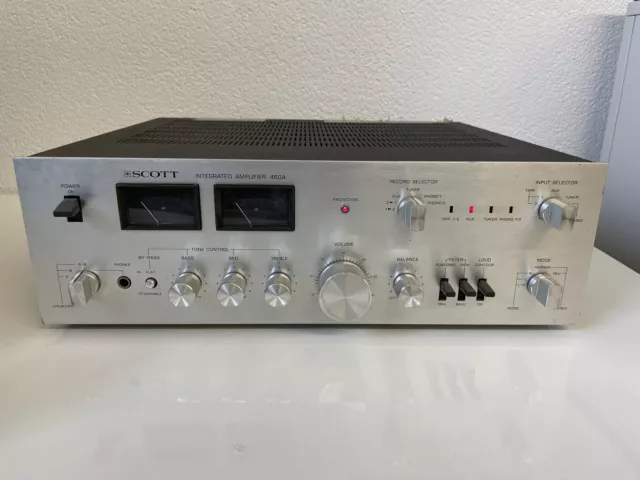 HH Scott 460A Integrated Stereo Amplifier Verstärker - 1978 Silver 2